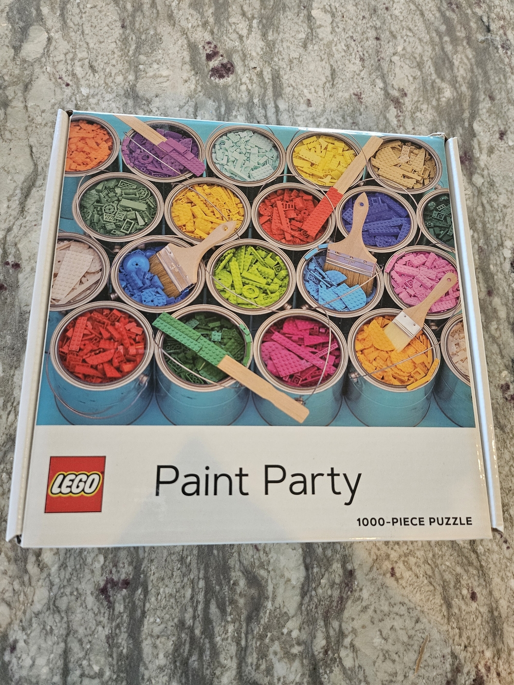 LEGO Paint Party Puzzle - Bright Rainbow Colors